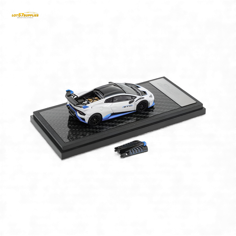(Pre-Order) LCD Lamborghini Huracan STO White 1:64