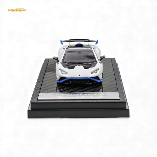 (Pre-Order) LCD Lamborghini Huracan STO White 1:64