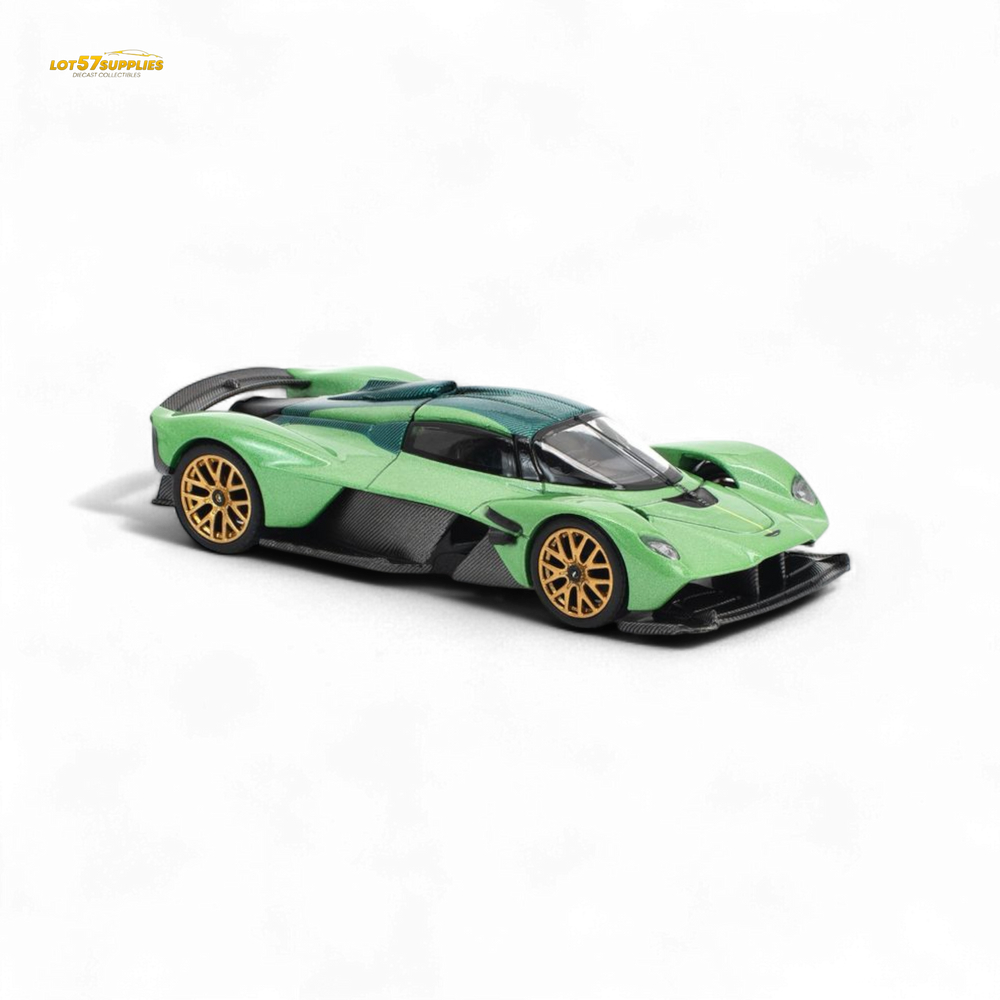 (Pre-Order) poprace ASTON MARTIN VALKYRIE - IRIDESCENT EMERALD 1/64
