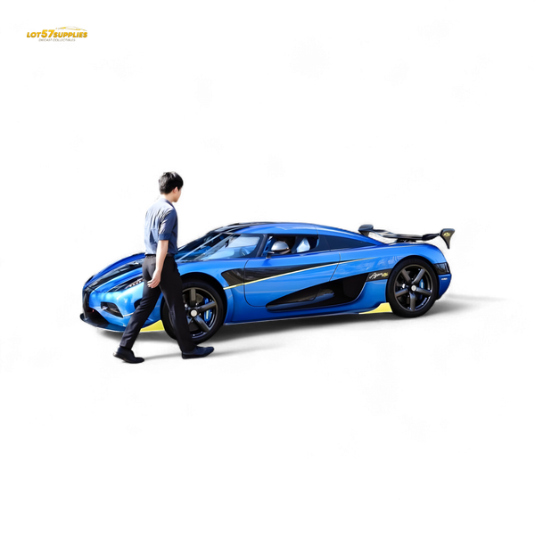 (Pre-Order) Guo Ji Agera RS - Blue Full Carbon 1/64