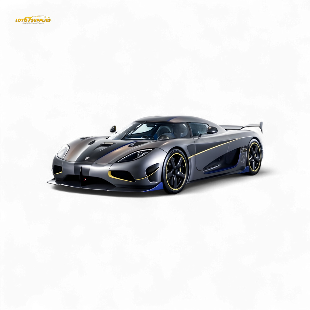 (Pre-Order) Guo Ji Agera RS - Matte Silver Gray 1/64