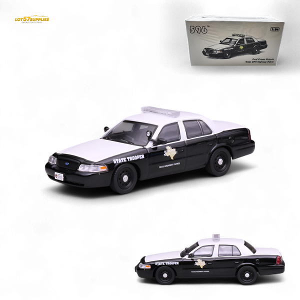 596 Ford Crown Victoria Texas DPS Highway Patrol 1:64