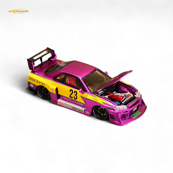 (Pre-Order) Street Weapon LBWK ER34 Chromed Purple Special Edition 1:64