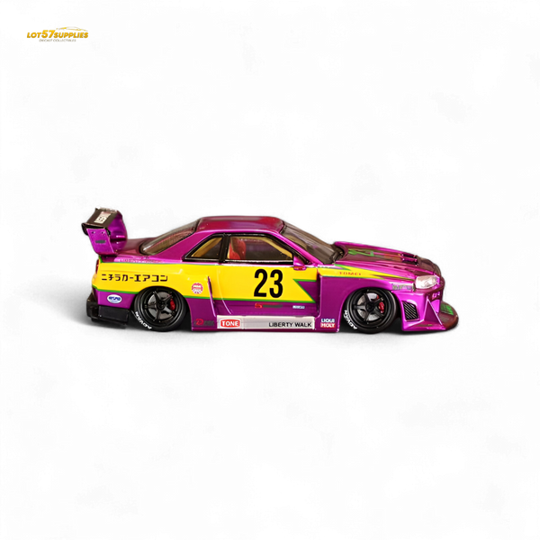 (Pre-Order) Street Weapon LBWK ER34 Chromed Purple Special Edition 1:64