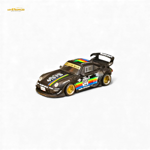 (Pre-Order) Street Weapon RWB 993 Matte Black Apple Livery 1:64