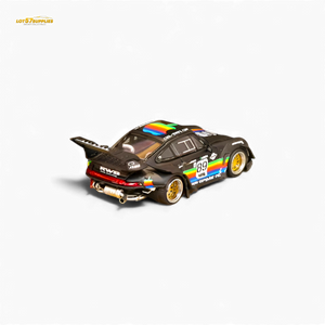 (Pre-Order) Street Weapon RWB 993 Matte Black Apple Livery 1:64