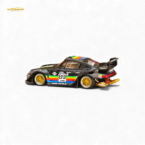 (Pre-Order) Street Weapon RWB 993 Matte Black Apple Livery 1:64