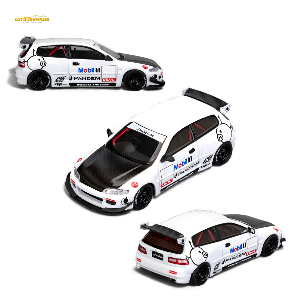 (Pre-Order) Et Model Honda Civic EG6 Mobil 1 Livery 1:64