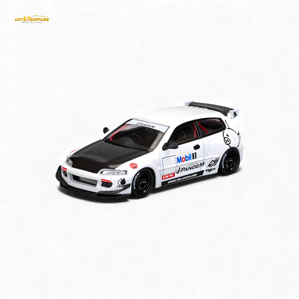 (Pre-Order) Et Model Honda Civic EG6 Mobil 1 Livery 1:64