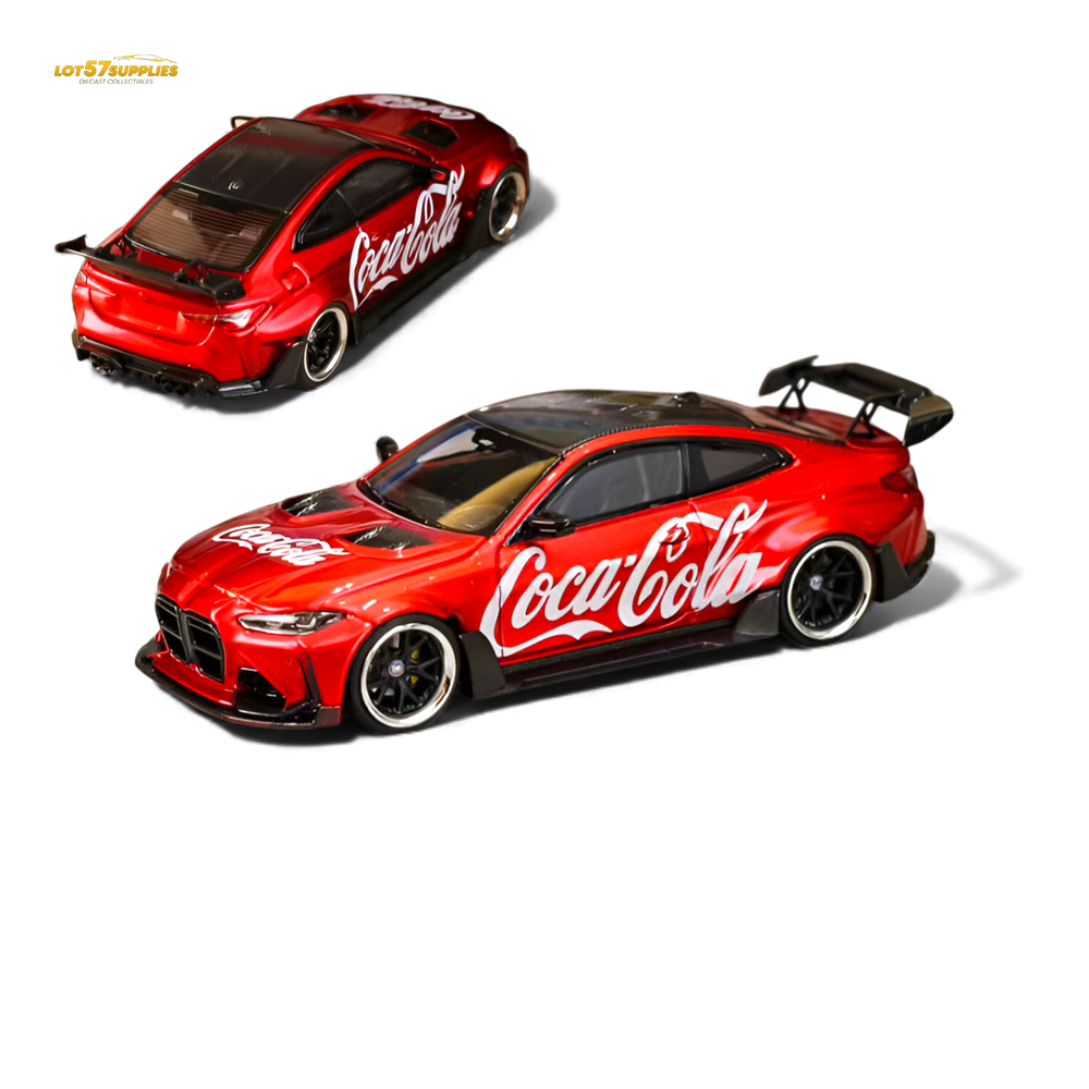 (Pre-Order) Ghost Player BMW G82 M4 Wide-Body Coca Cola 1:64