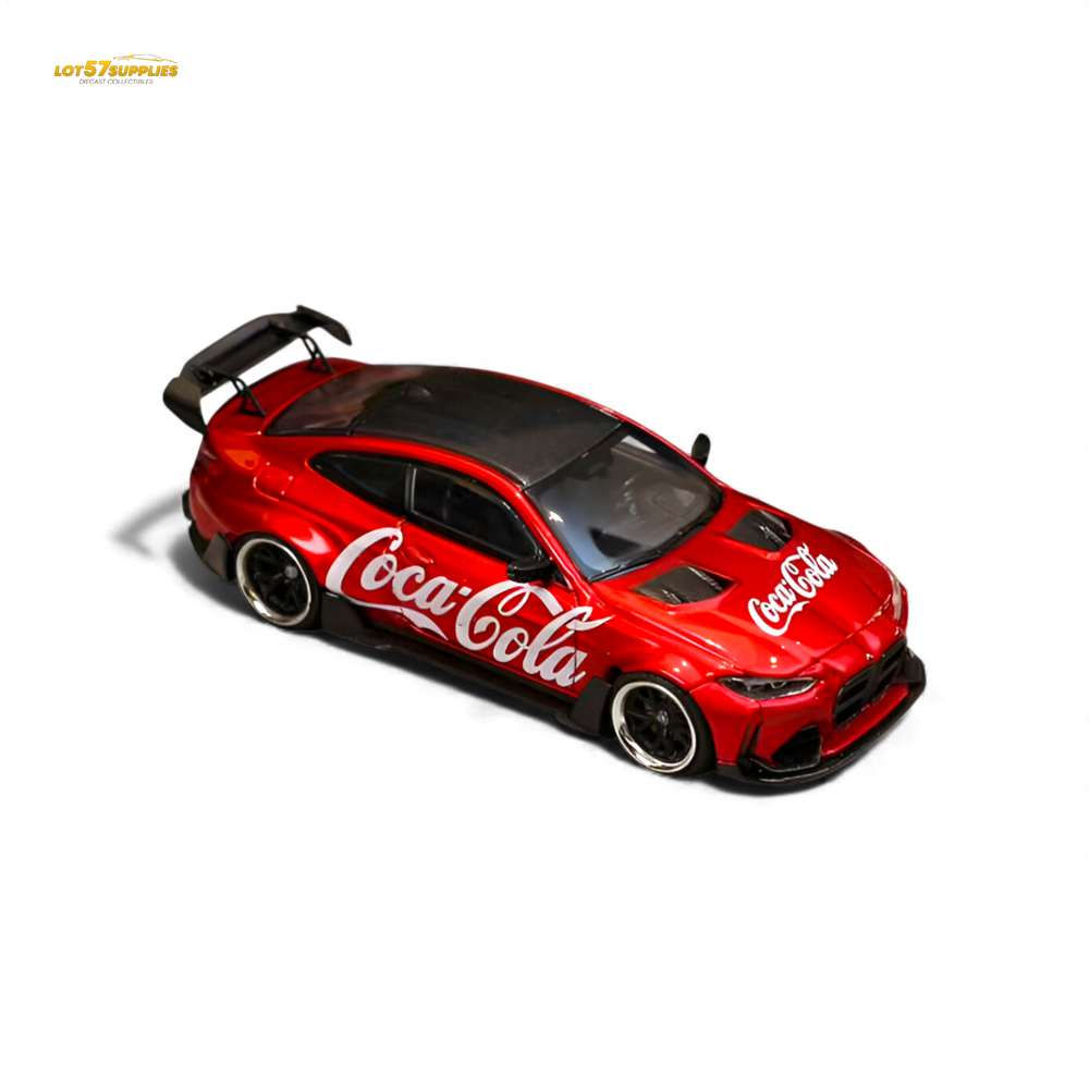 (Pre-Order) Ghost Player BMW G82 M4 Wide-Body Coca Cola 1:64