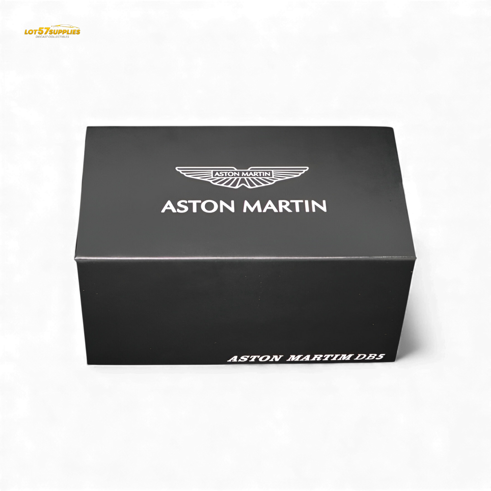 (Pre-Order) Aston Martin DB5 High Gloss Silver 1:64