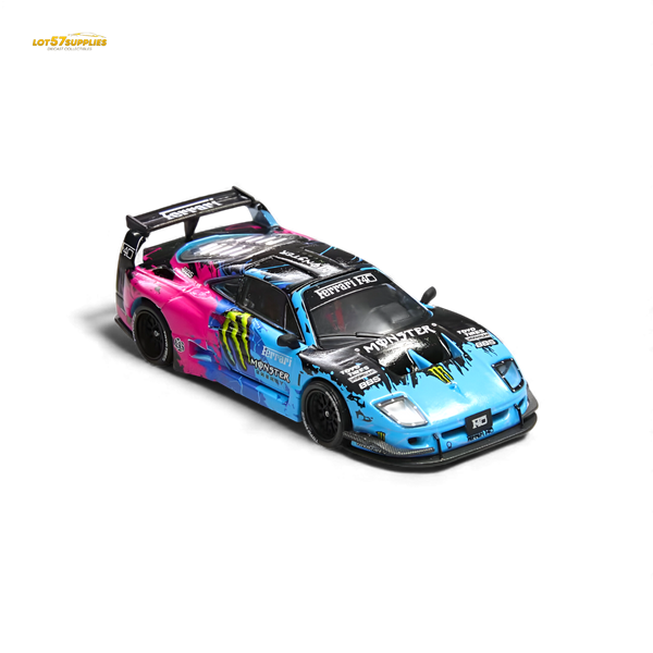 (Pre-Order) Demon King Auto F40 LB-Works Monster Livery 1:64