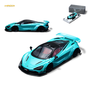 (Pre-Order) SC McLaren 720S Cyan Blue 1:64