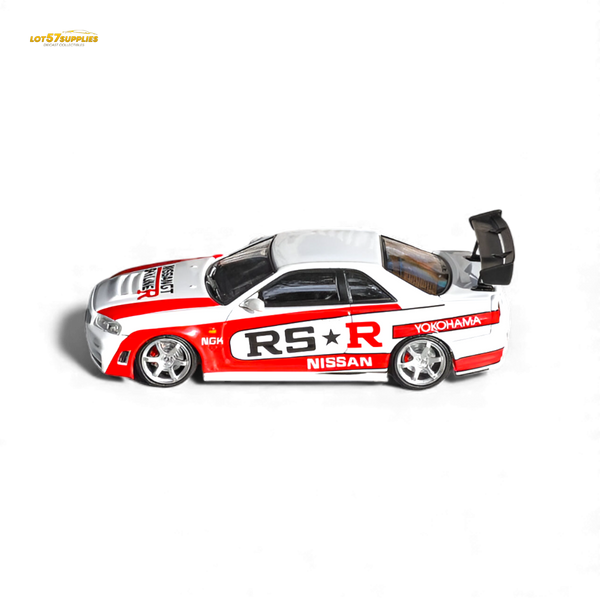 (Pre-Order) Fuji Skyline R34 GT-R Nismo Z-Tune White 1:64