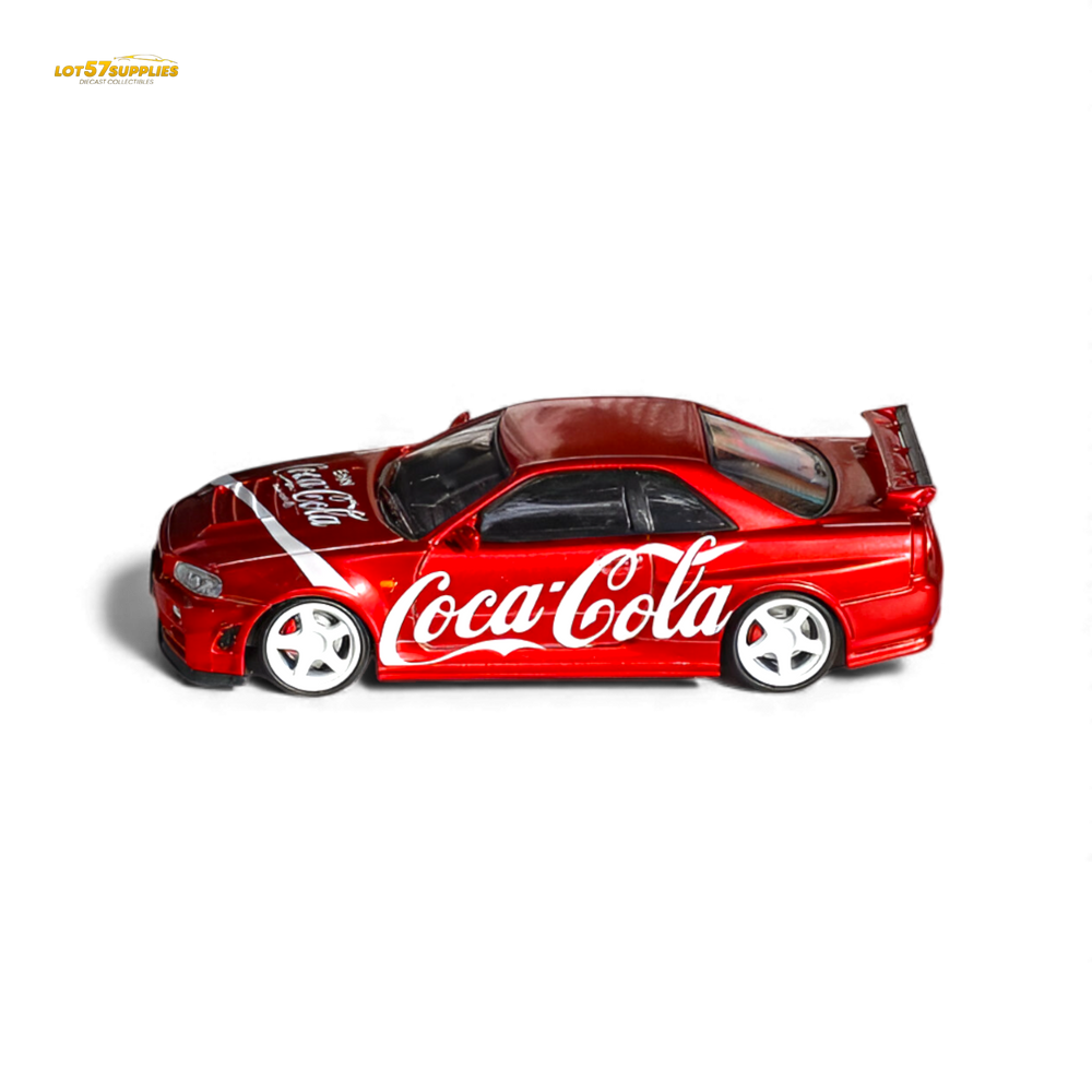(Pre-Order) Fuji Nissan Skyline R34 GT-R Nismo Z-Tune Coca Cola 1:64