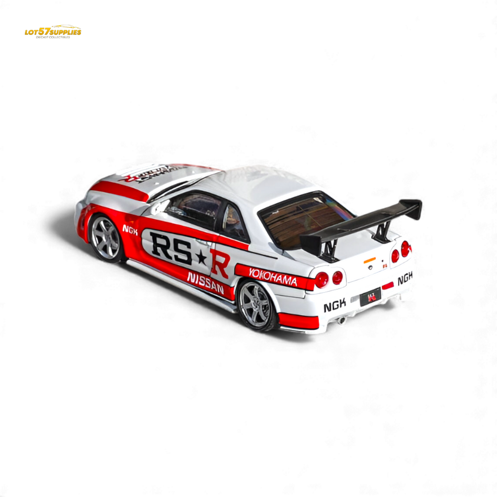 (Pre-Order) Fuji Skyline R34 GT-R Nismo Z-Tune White 1:64