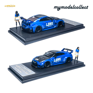 (Pre-Order) MC Nissan R35 GT-R LB Works Blue 1:64