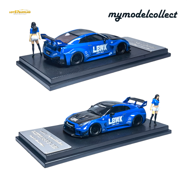 (Pre-Order) MC Nissan R35 GT-R LB Works Blue 1:64