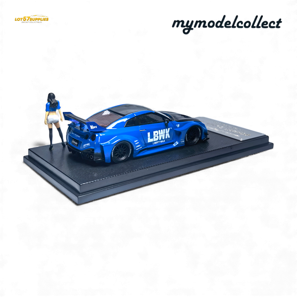 (Pre-Order) MC Nissan R35 GT-R LB Works Blue 1:64