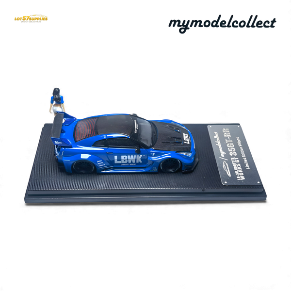 (Pre-Order) MC Nissan R35 GT-R LB Works Blue 1:64