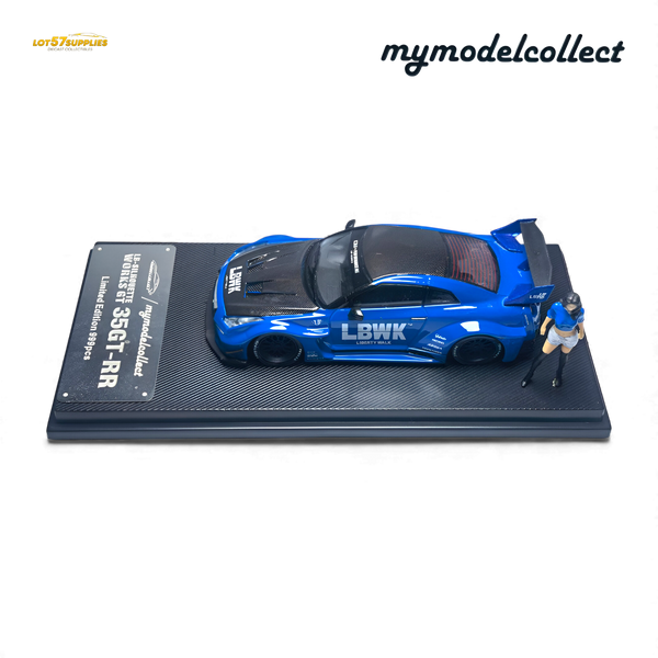 (Pre-Order) MC Nissan R35 GT-R LB Works Blue 1:64