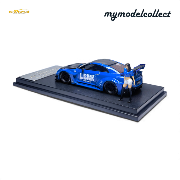 (Pre-Order) MC Nissan R35 GT-R LB Works Blue 1:64