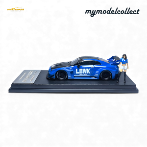 (Pre-Order) MC Nissan R35 GT-R LB Works Blue 1:64