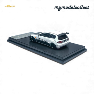 (Pre-Order) MC Civic EG6 Fujiwara Tofu Shop White Carbon 1:64
