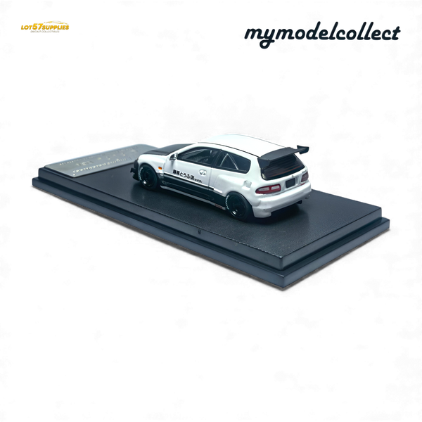 (Pre-Order) MC Civic EG6 Fujiwara Tofu Shop White Carbon 1:64