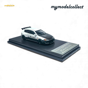 (Pre-Order) MC Civic EG6 Fujiwara Tofu Shop White Carbon 1:64