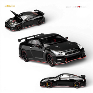 (Pre-Order) Motorhelix Nissan GT-R NISMO R35 2022 - Meteor Black 1:64