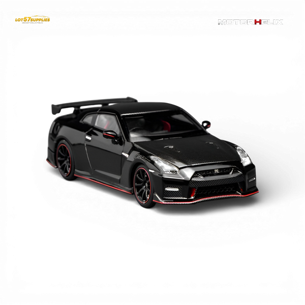 (Pre-Order) Motorhelix Nissan GT-R NISMO R35 2022 - Meteor Black 1:64