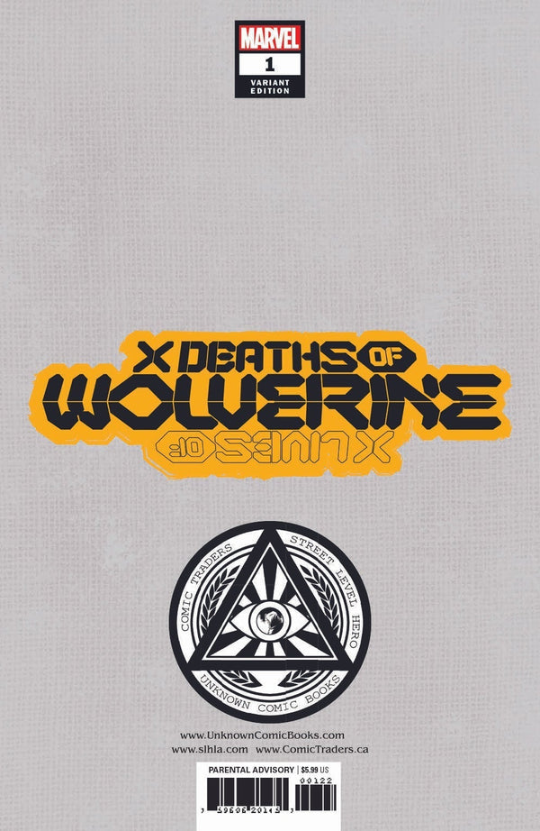 X Deaths Of Wolverine 1 Unknown Comics Tyler Kirkham Exclusive Var (01/26/2022)