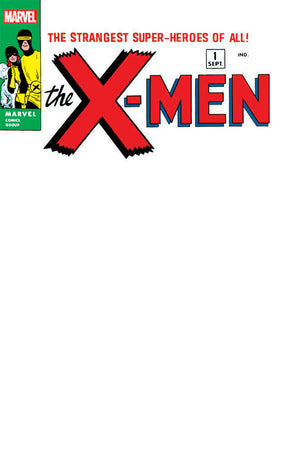 X-MEN #1 FACSIMILE EDITION BLANK UNKNOWN COMICS EXCLUSIVE 2023