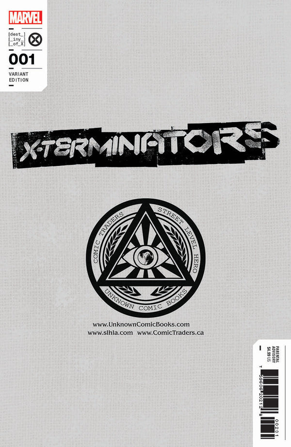 [Signed by David Nakayama] X-TERMINATORS #1 VIRGIN UNKNOWN COMICS DAVID NAKAYAMA EXCLUSIVE VAR