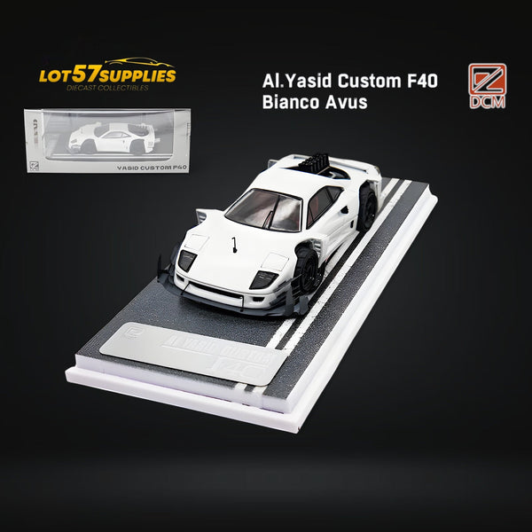 DCM Modified Ferrari F40 AI Yasid in White 1:64