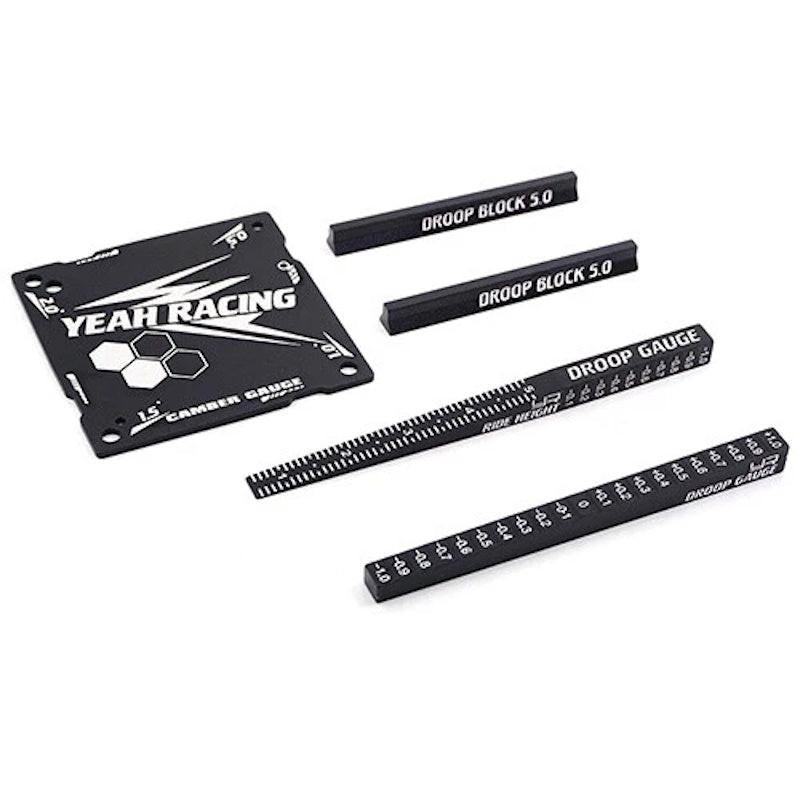 PowerHobby Yeah Racing YT-0175 Aluminum Chassis Set Up Tool Kit For 1/27 1/28 Mini-Z