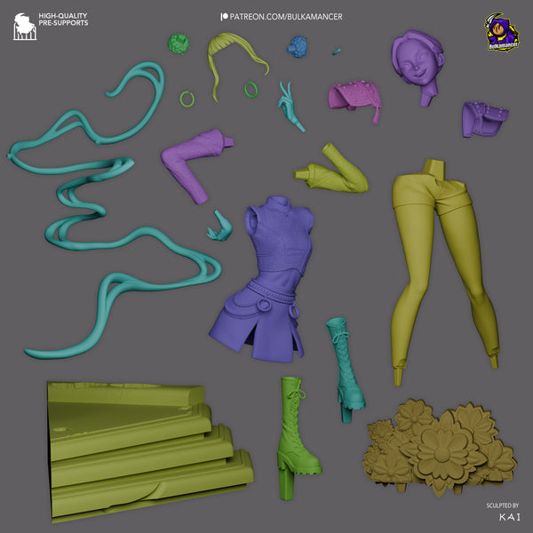 Zoey - K-Pop Demon Hunters - 1:8 Scale Figure