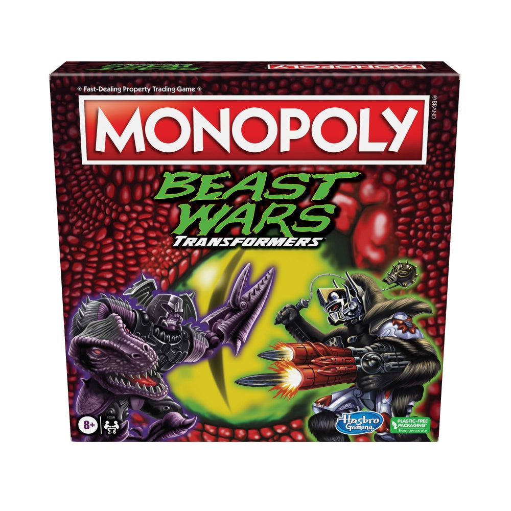 Little Shop of Magic Monopoly: Transformers Beast Wars — Board Game