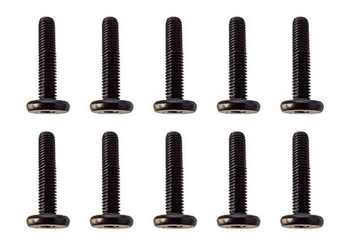 Associated 41093 Screws M3x0.5x16mm LP SHCS Black Enduro