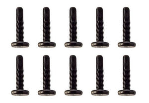 Associated 41093 Screws M3x0.5x16mm LP SHCS Black Enduro