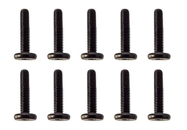 Associated 41093 Screws M3x0.5x16mm LP SHCS Black Enduro