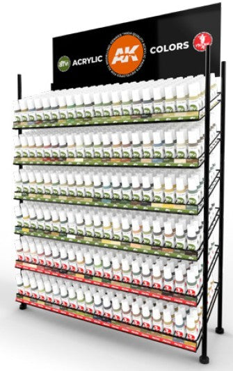 Black Forest® Hobby Supply Co AK Interactive 91002F 3G Acrylic AFV & Figures Series Paint Deal w/FREE Rack (6 — Paints,
