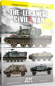Black Forest® Hobby Supply Co AK Interactive 285 Modern Conflicts Vol.2: The Lebanon Civil War Profile Guide B — Paints,