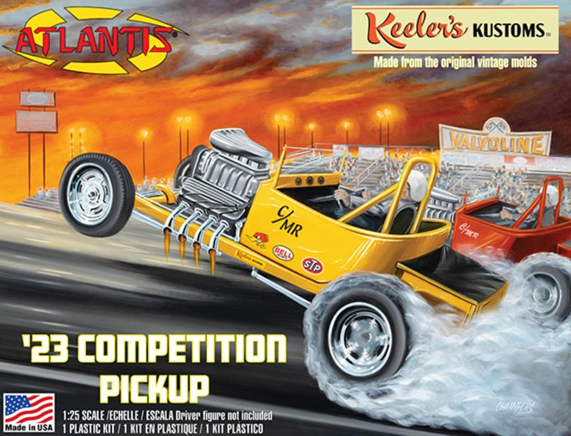 Atlantis Models 1:25 Keelers Kustom's - 1923 Competition T Roadster Pickup — Plastic model kit