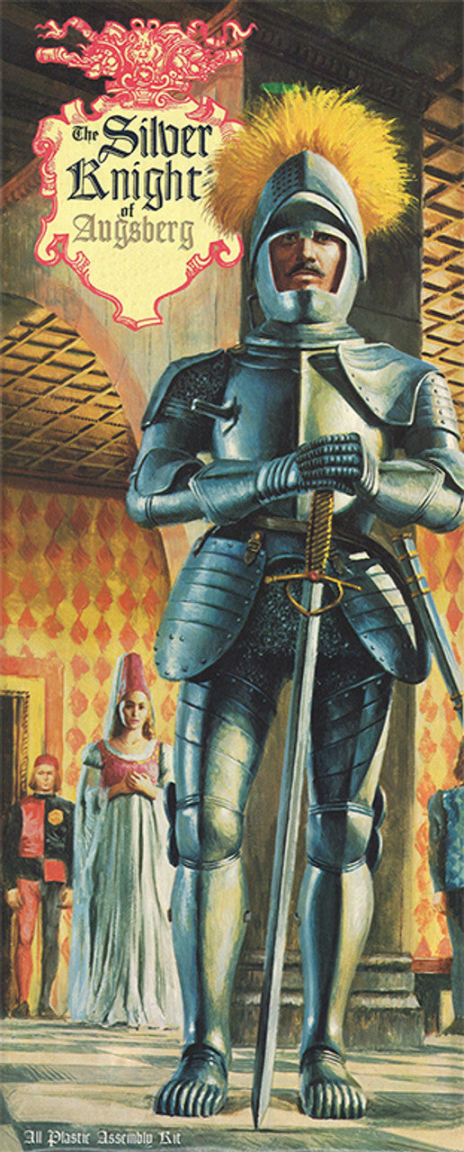 Atlantis Models 1/8 Scale Silver Knight — Plastic model kit