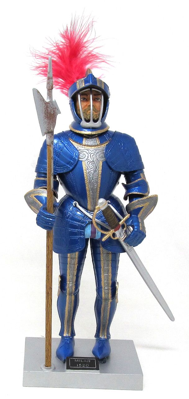 Atlantis Models Blue Knight of Milan 1/8 Atlantis Aurora — Plastic model kit