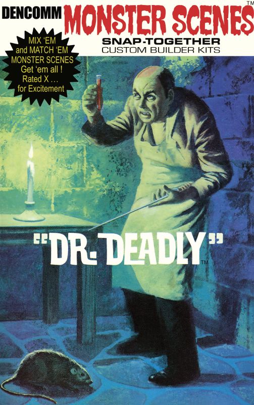 Atlantis Models 1:13 Monster Scenes Series 1 - Dr. Deadly - 55th Anniversary Limited Edition — Plastic model kit