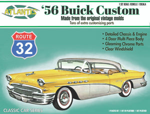 Atlantis Models 1:32 Route 32 Classic Car Series - 1956 Buick Custom — Model Kit